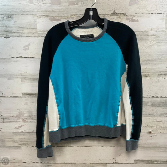Top Long Sleeve By Rag And Bone In Blue, Size: L