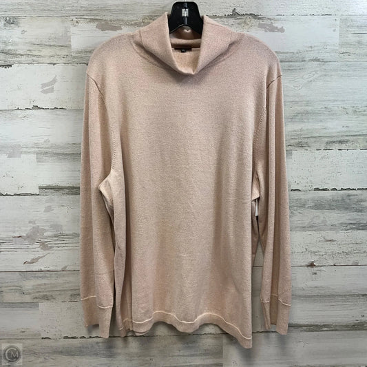 Sweater By Talbots In Pink, Size: 2x