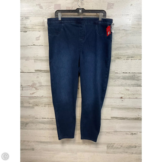 Jeans Jeggings By Spanx In Blue Denim, Size: 2x petite