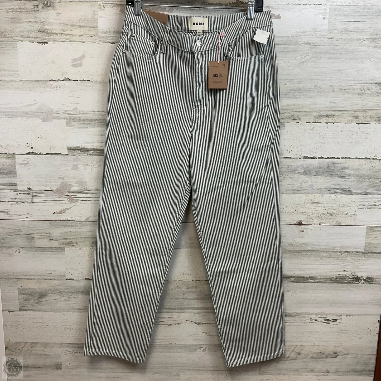 Jeans Straight By Boden In Blue Denim, Size: 12