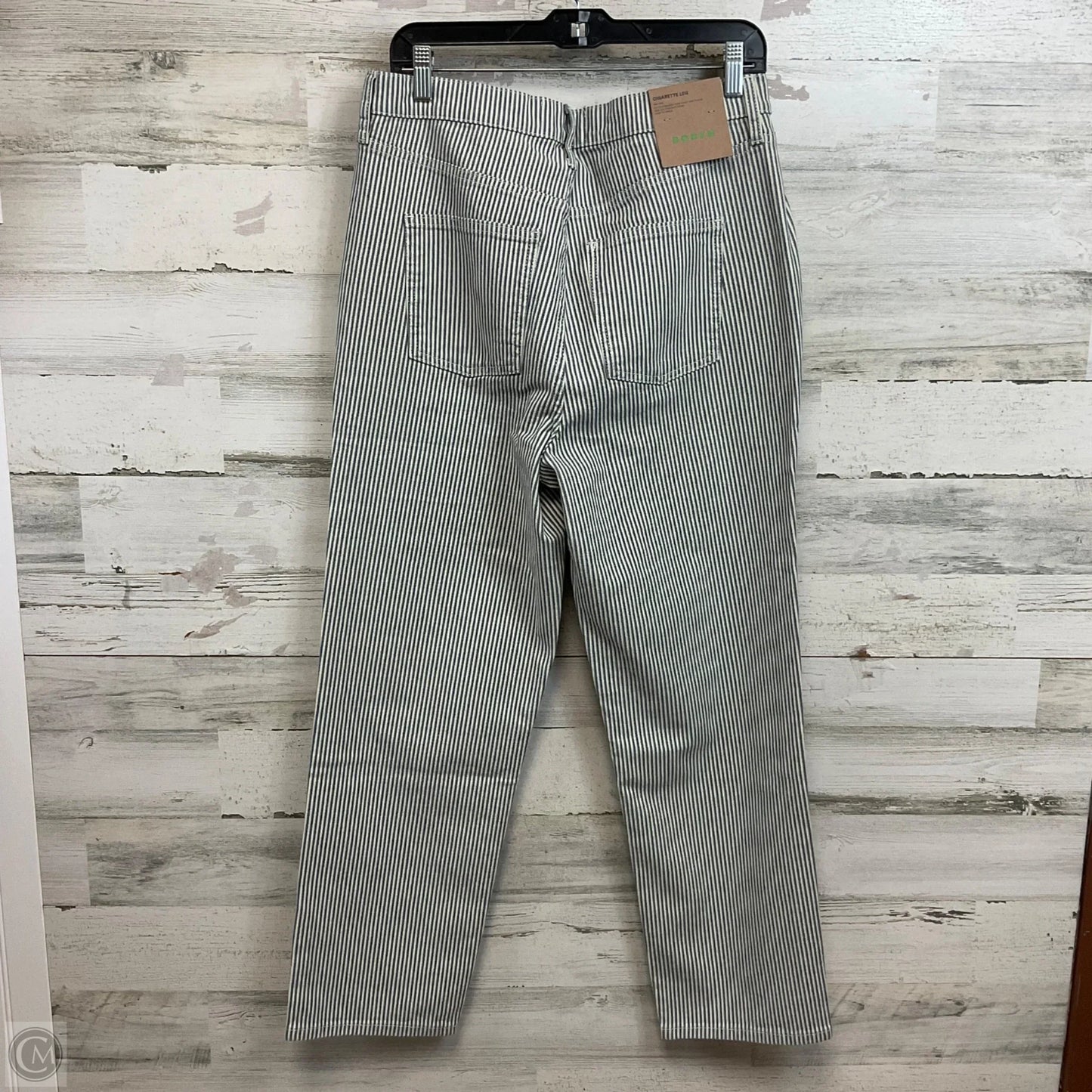 Jeans Straight By Boden In Blue Denim, Size: 12