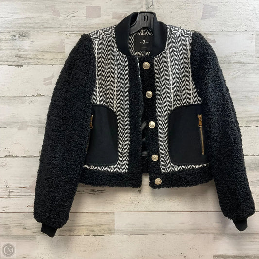 Jacket Other By 7 For All Mankind In Black, Size: Xs