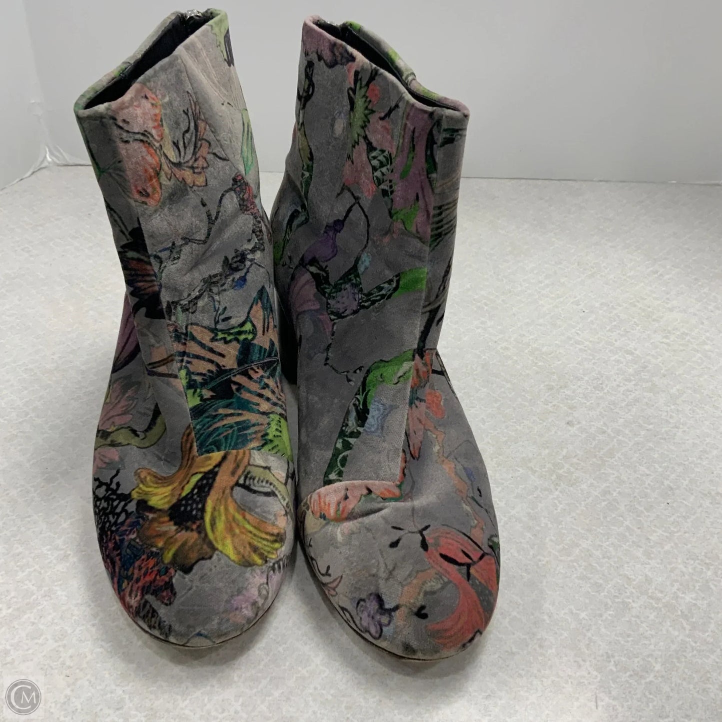 Boots Ankle Heels By Rag And Bone In Grey, Size: 9