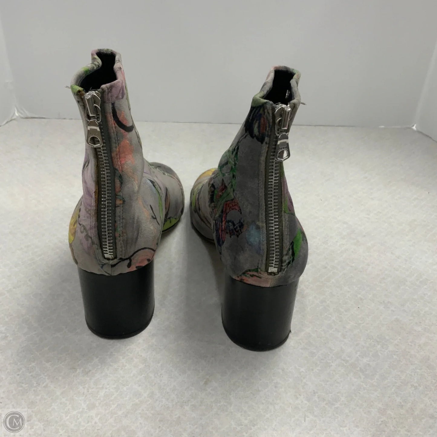 Boots Ankle Heels By Rag And Bone In Grey, Size: 9