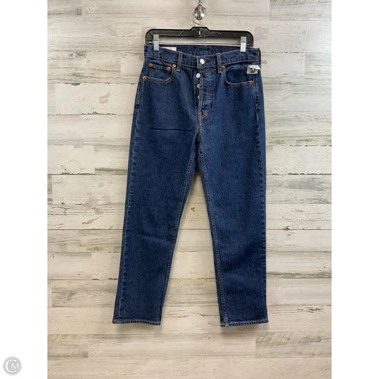 Jeans Straight By Gap In Blue Denim, Size: 6