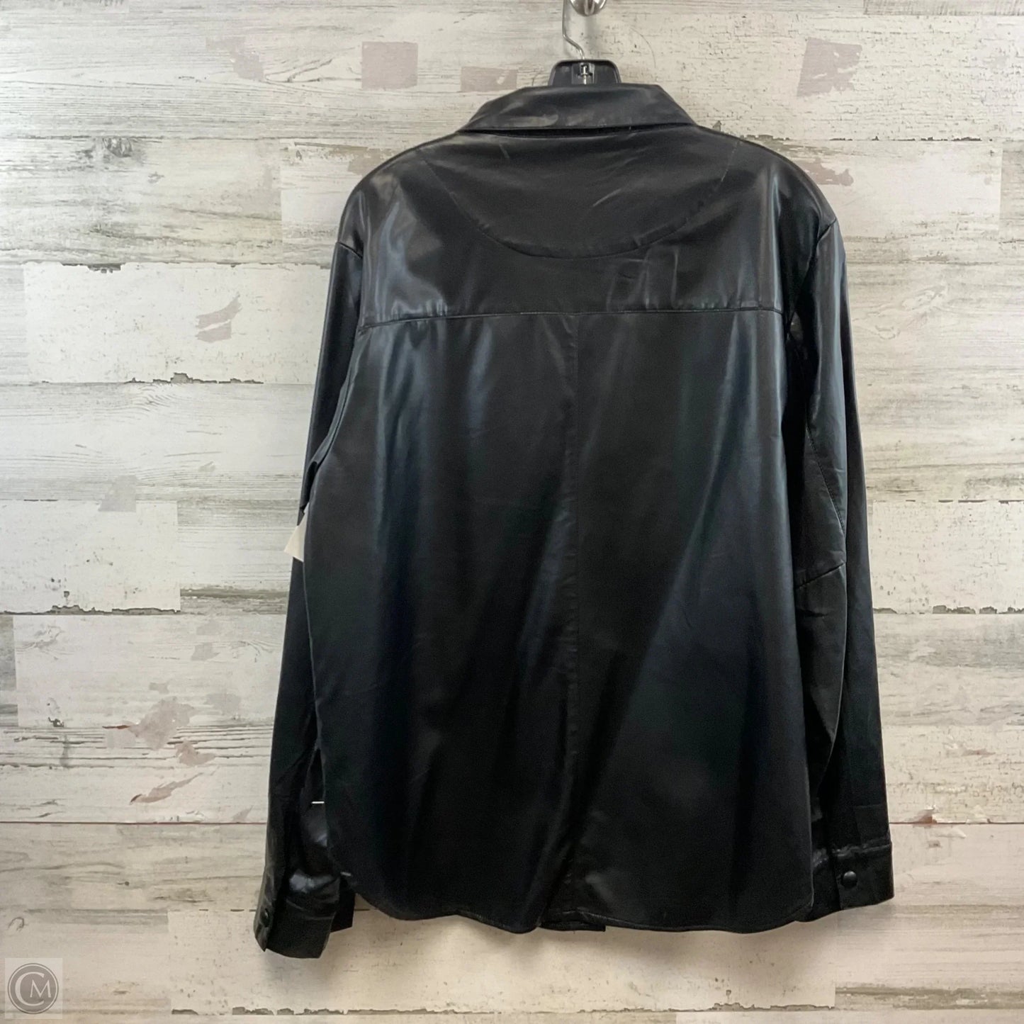Jacket Shirt By Umgee In Black, Size: L