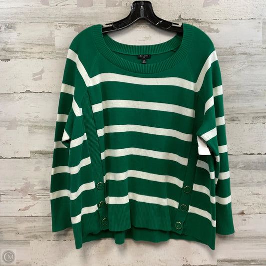 Sweater By Talbots In Green, Size: 2x