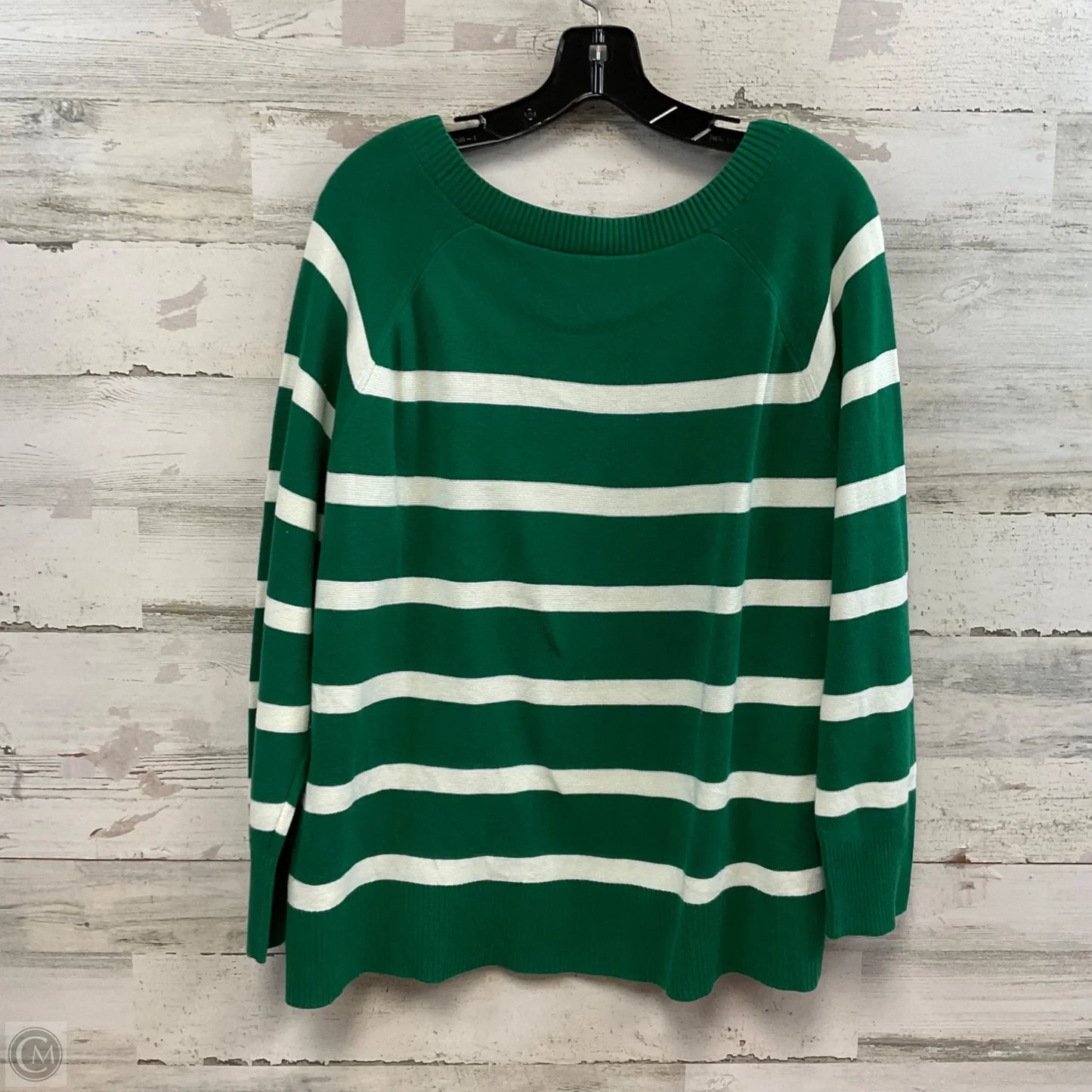 Sweater By Talbots In Green, Size: 2x