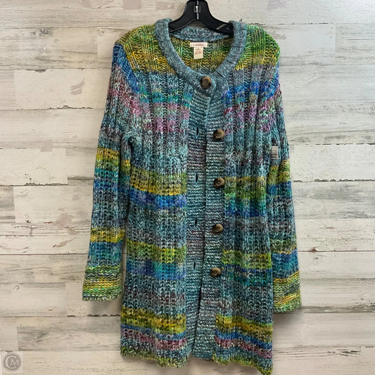 Sweater Cardigan By Sundance In Blue & Green, Size: M