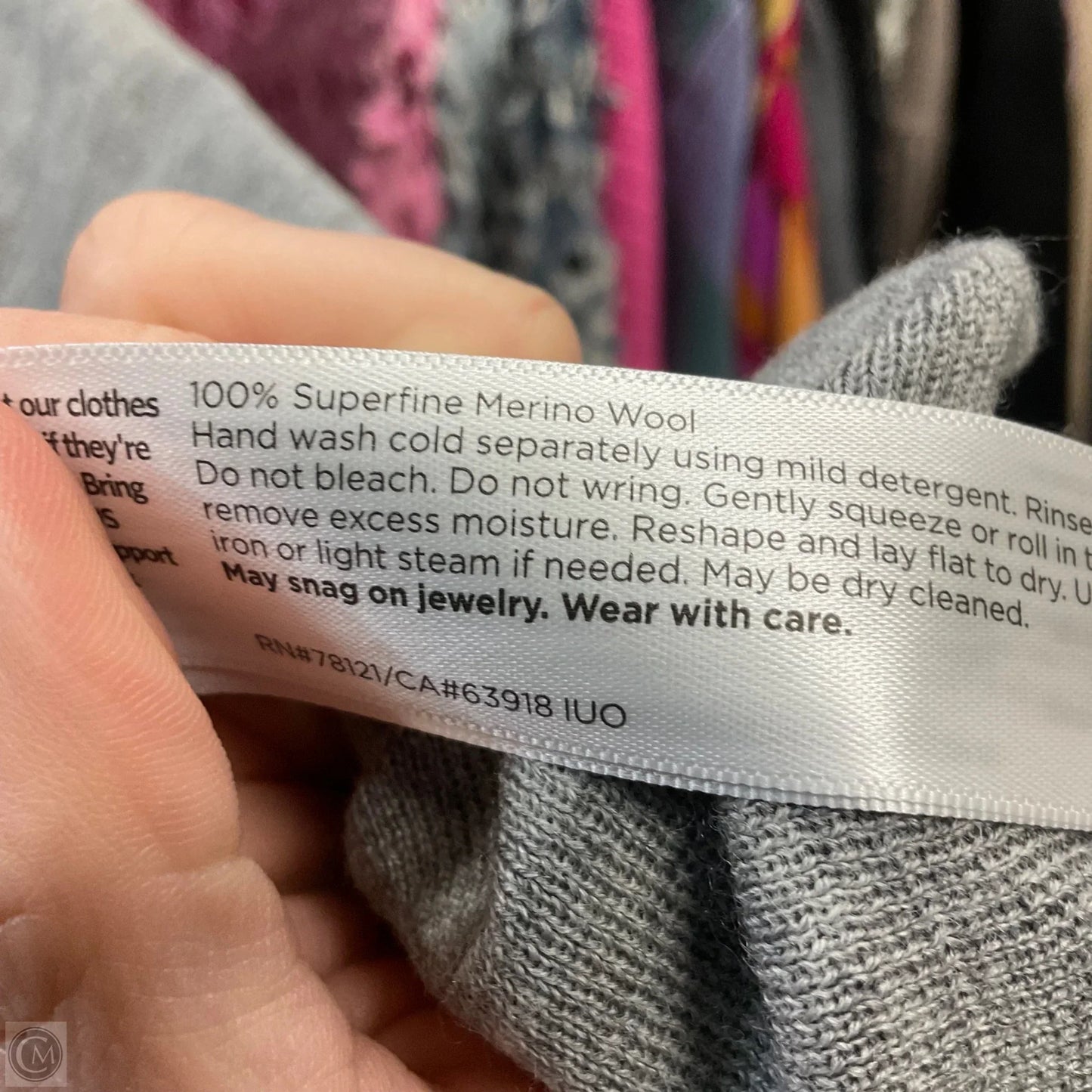 Sweater By Eileen Fisher In Grey, Size: S