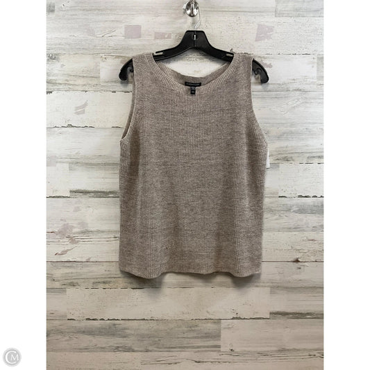 Vest Sweater By Eileen Fisher In Brown, Size: M