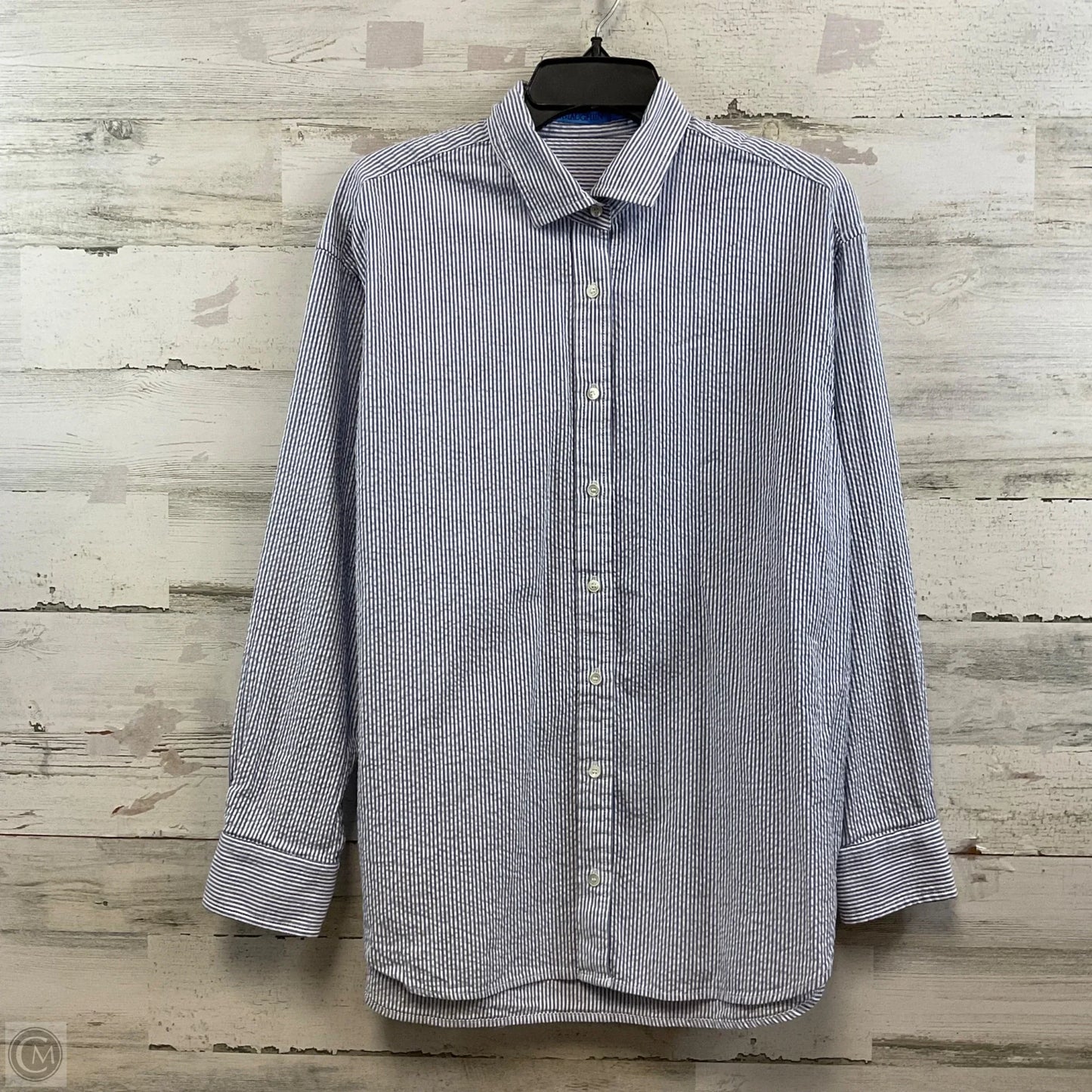 Blouse Long Sleeve By J Mclaughlin In Blue, Size: L