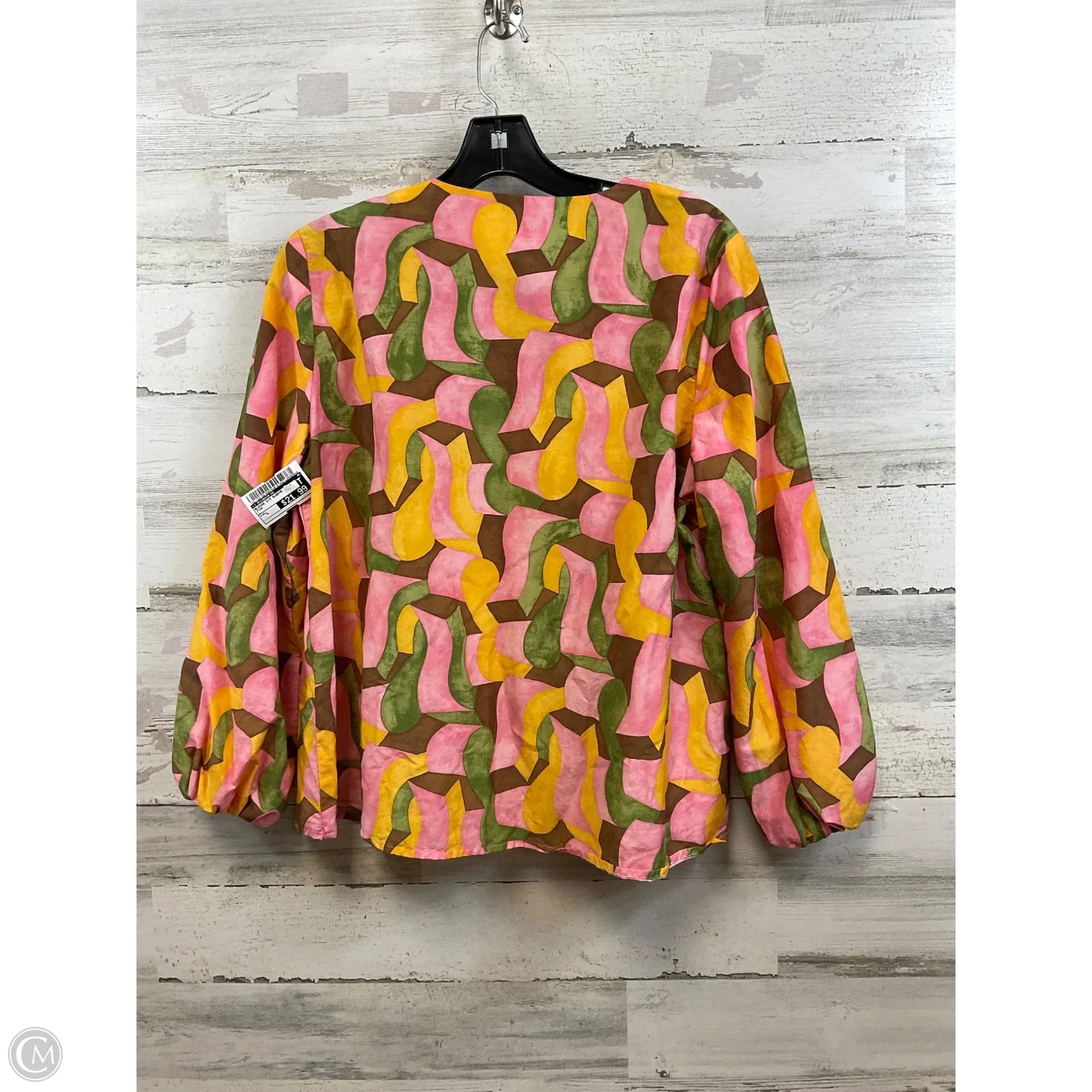 Blouse 3/4 Sleeve By J Mclaughlin In Pink, Size: L