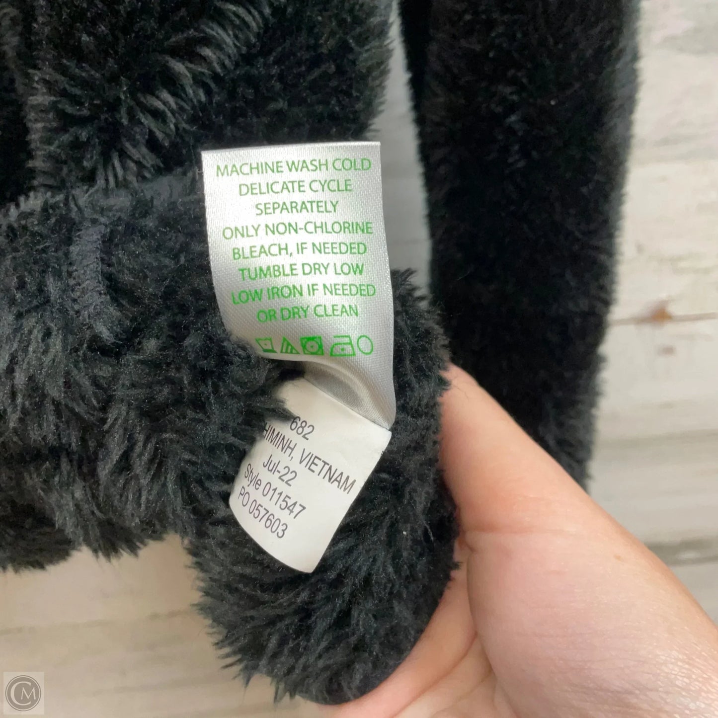 Jacket Faux Fur & Sherpa By Lilly Pulitzer In Black, Size: L