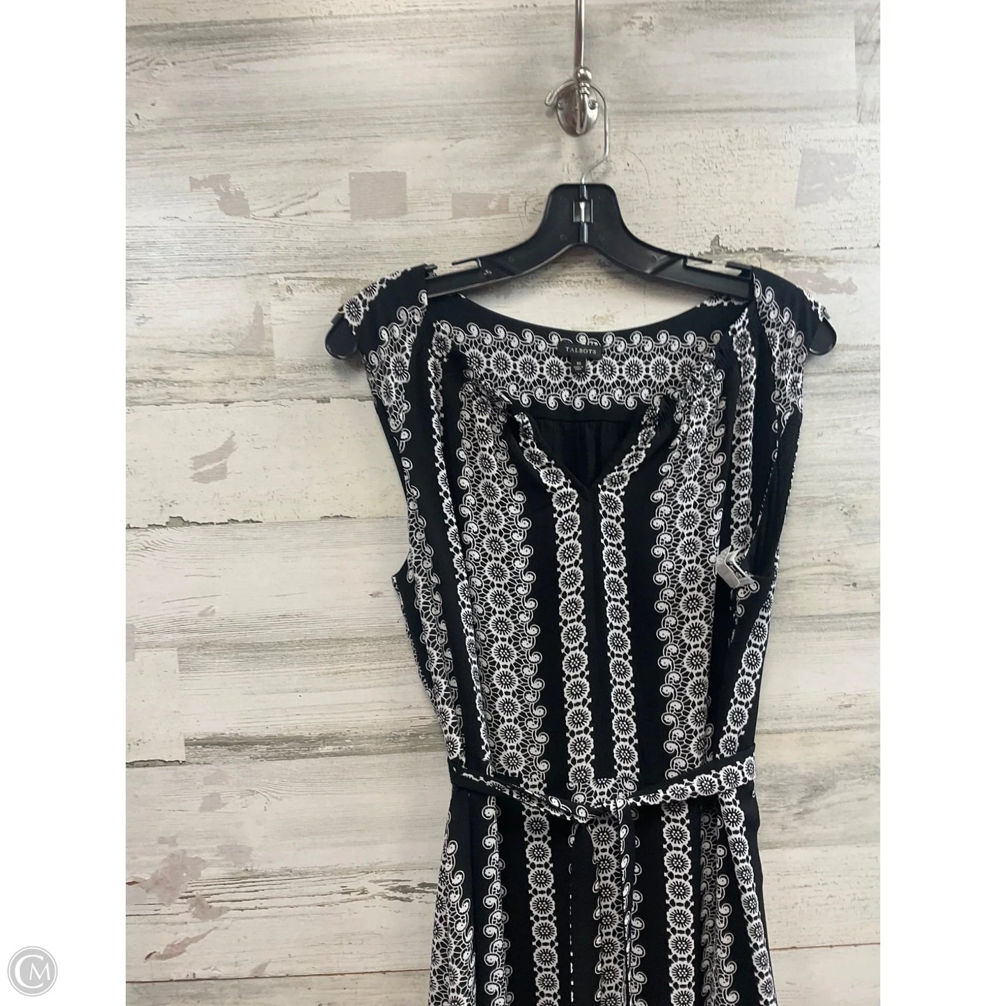 Dress Casual Maxi By Talbots In Black, Size: M