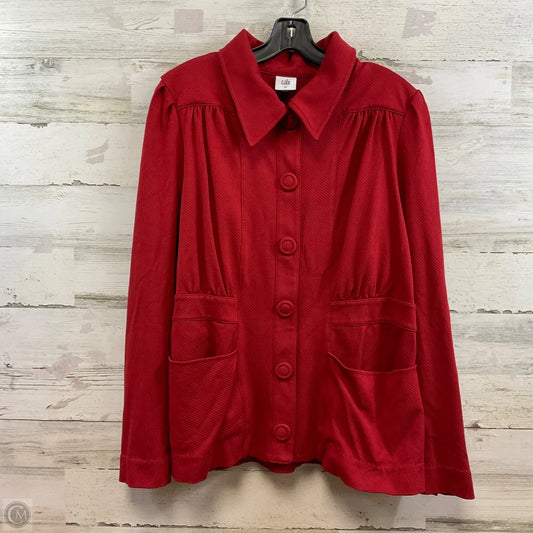 Jacket Other By Cabi In Red, Size: Xl