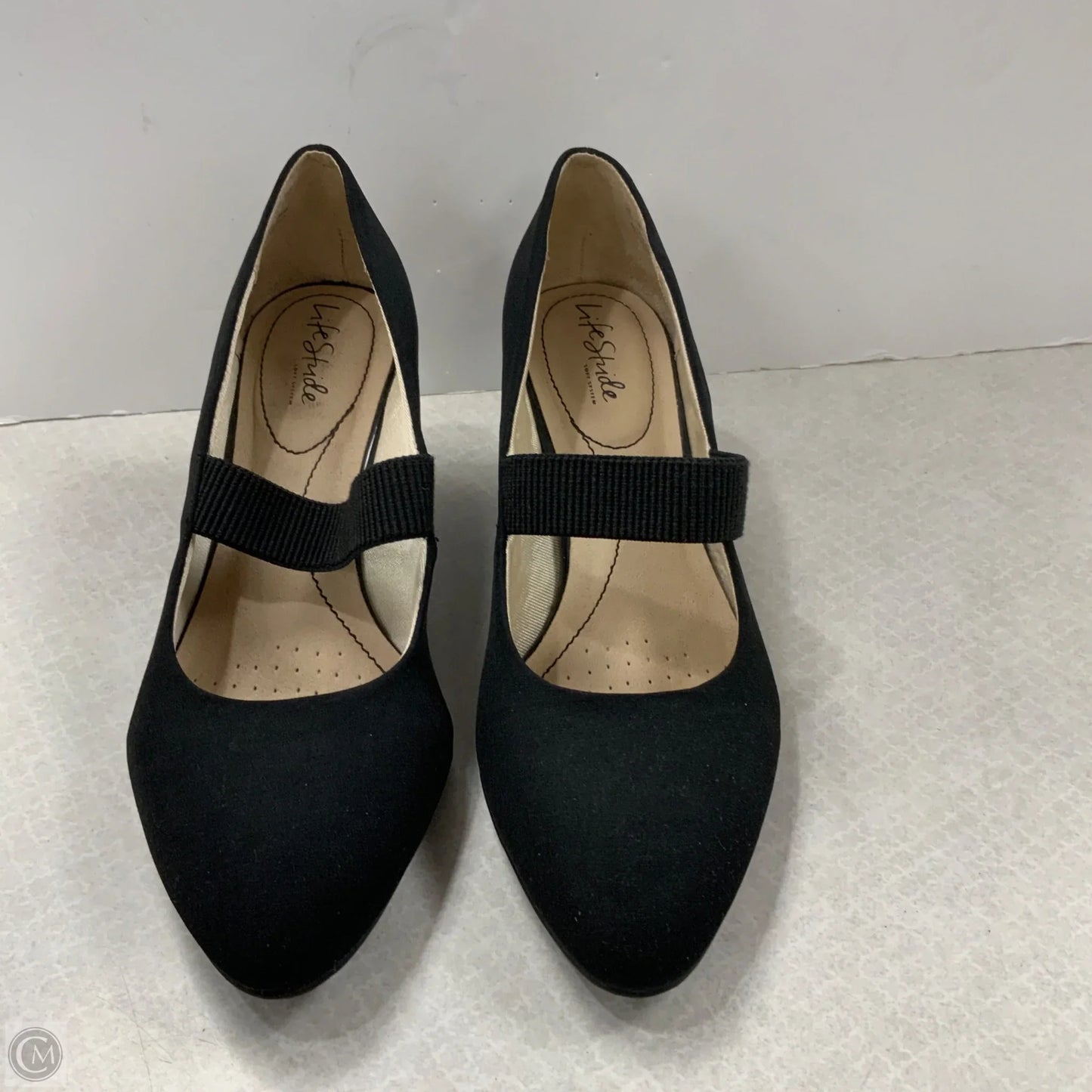 Shoes Heels Wedge By Life Stride In Black, Size: 11