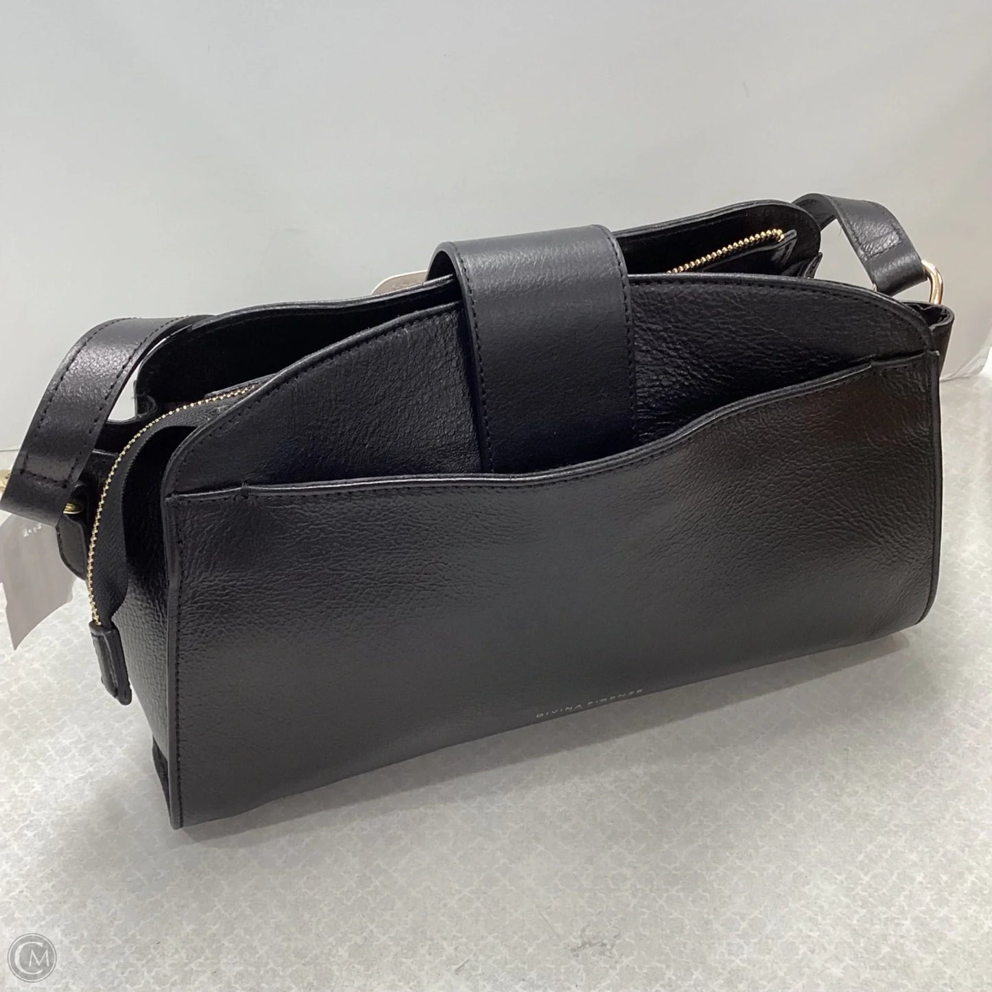 Handbag Leather By Divina Firenze, Size: Large