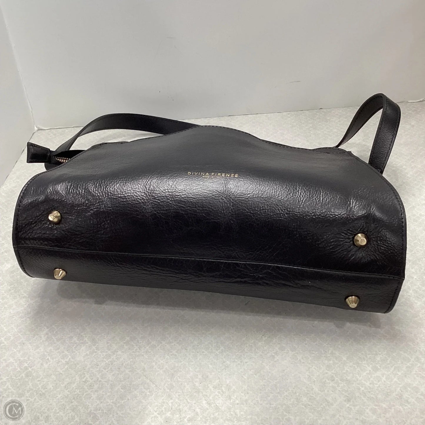 Handbag Leather By Divina Firenze, Size: Large