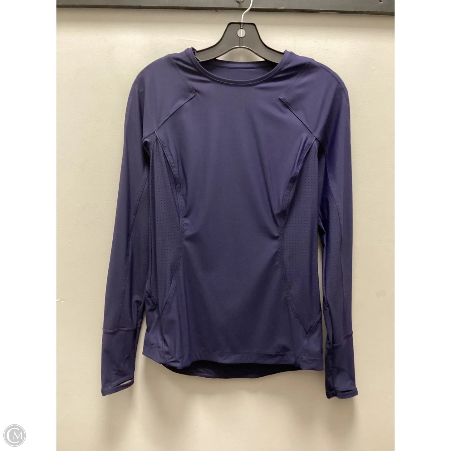 Athletic Top Long Sleeve Crewneck By Athleta In Blue, Size: S