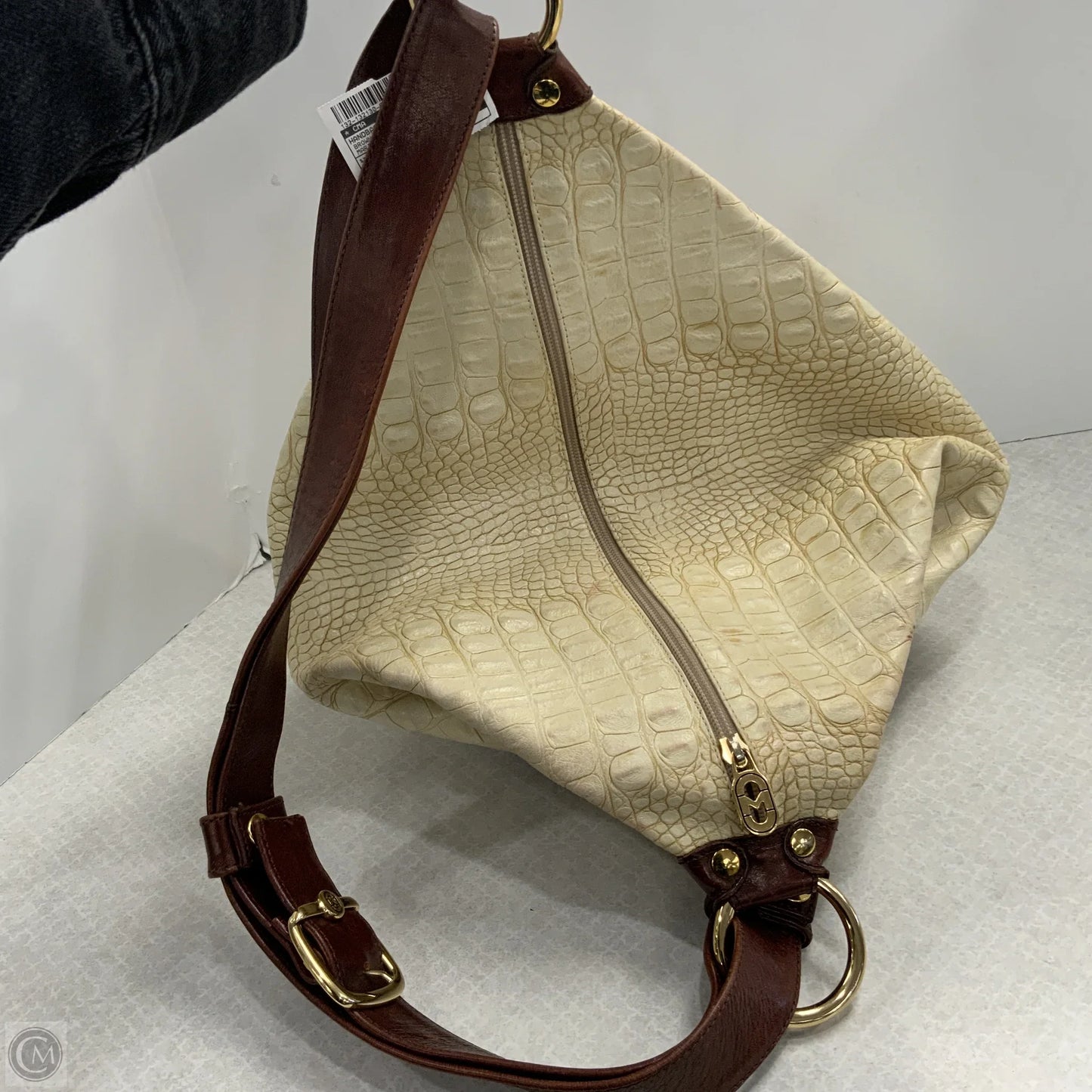 Handbag Leather By MARINO ORLANDI, Size: Large