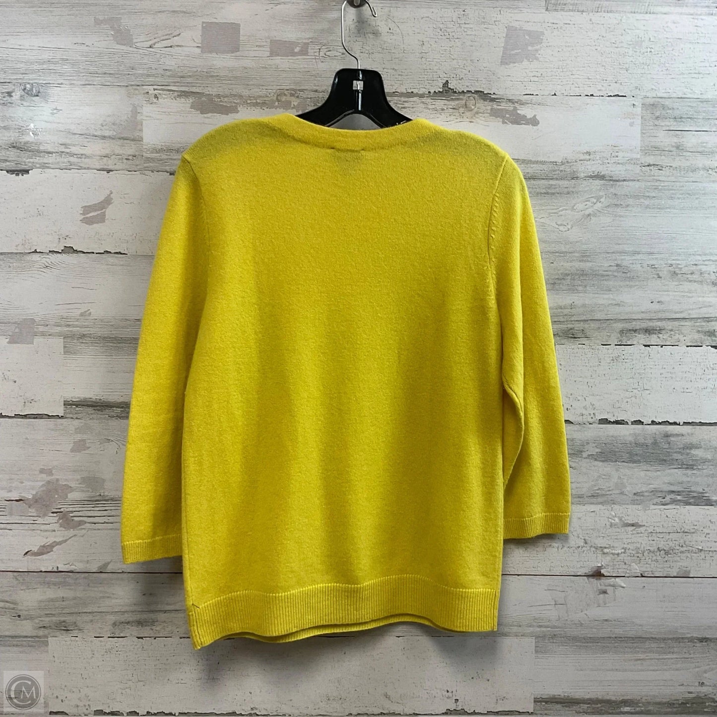 Sweater Cashmere By Talbots In Yellow, Size: M
