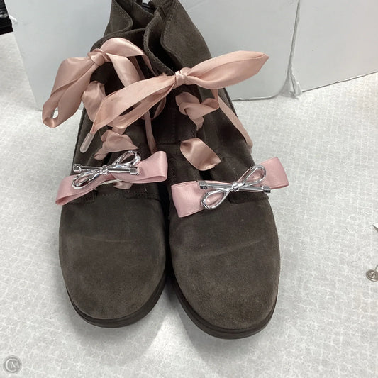 Boots Ankle Heels By Sorel In Grey, Size: 9