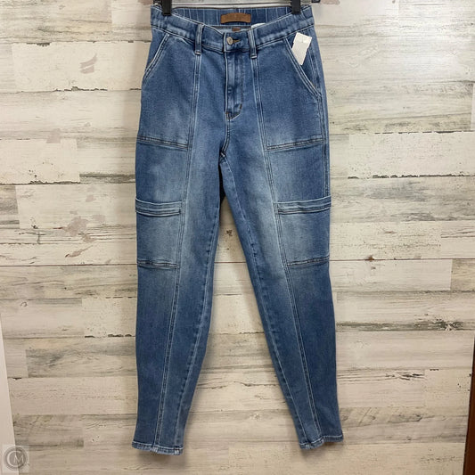 Jeans Skinny By Judy Blue In Blue Denim, Size: 2