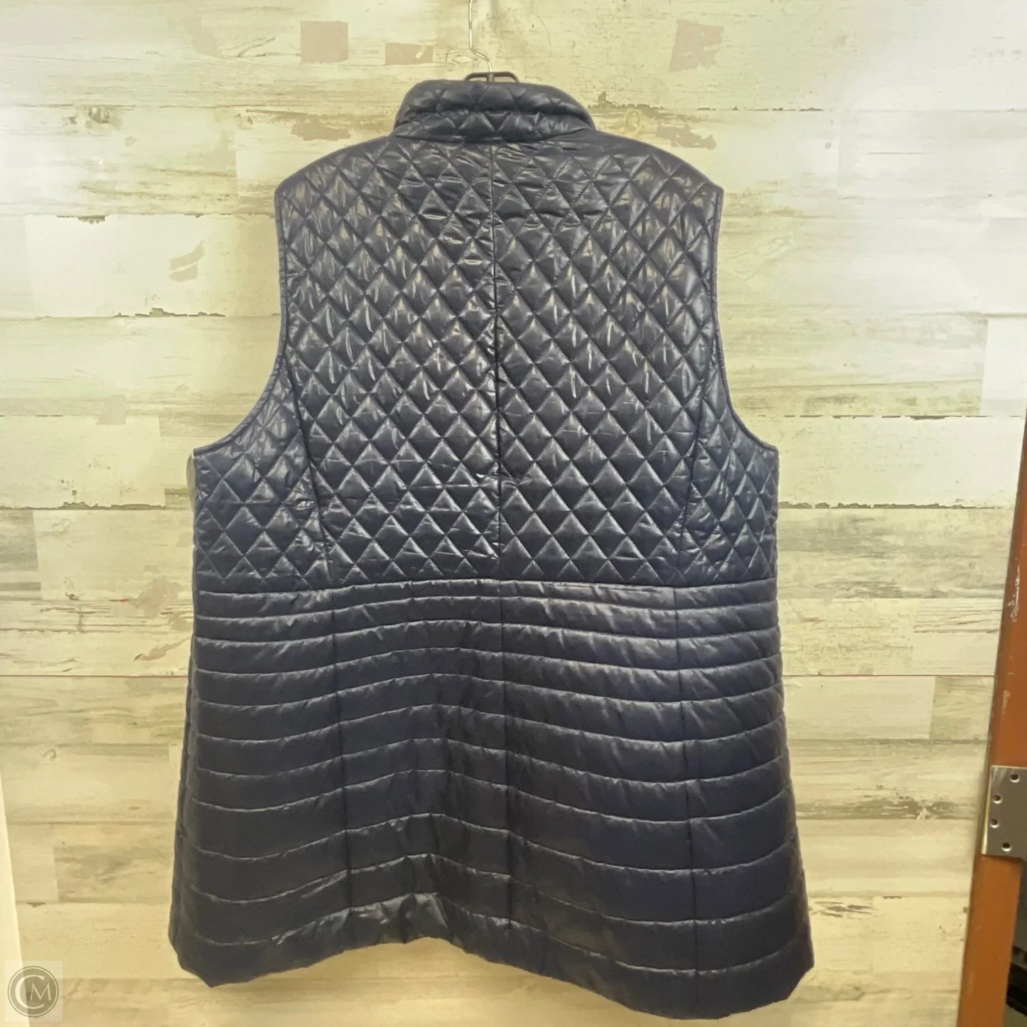 Vest Puffer & Quilted By Talbots In Blue, Size: 3x