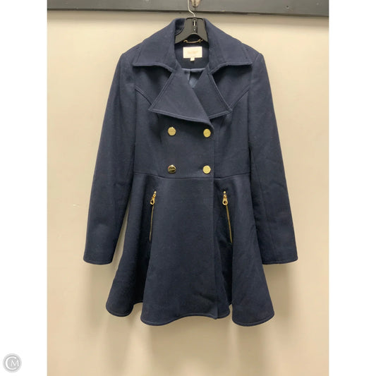 Coat Wool By Laundry In Blue, Size: M
