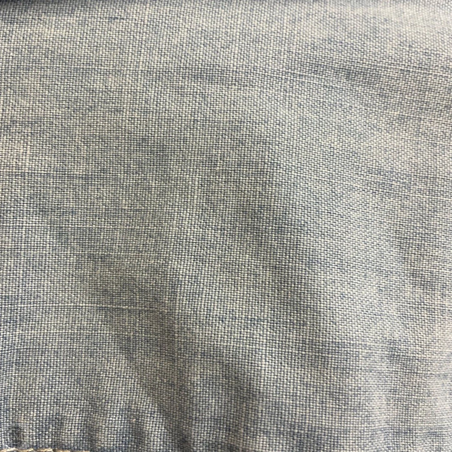 Blouse Long Sleeve By J. Crew In Blue Denim, Size: S