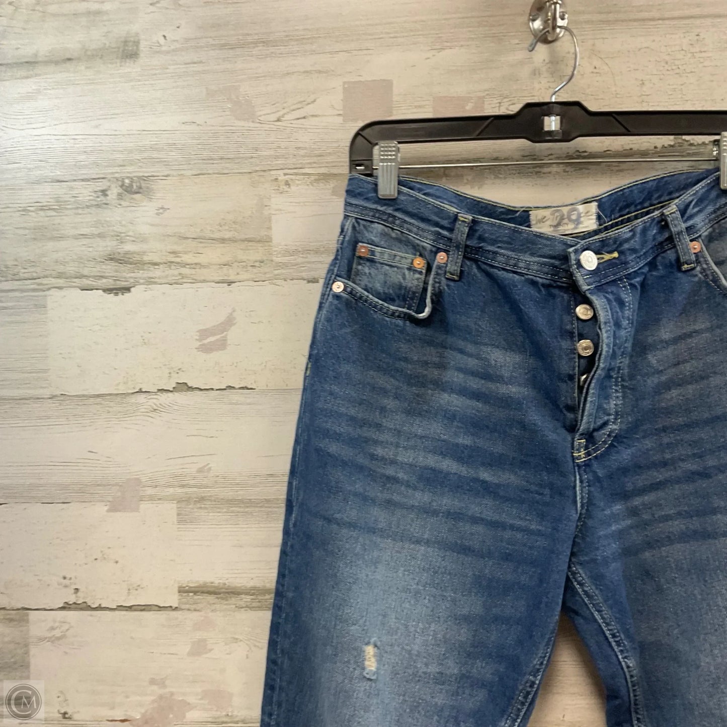 Jeans Straight By We The Free In Blue Denim, Size: 8