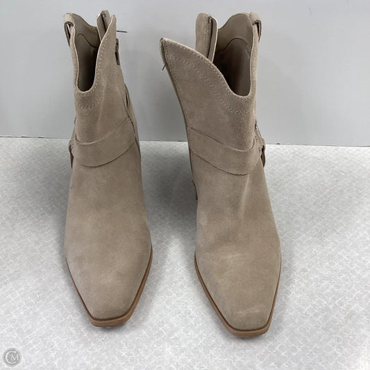 Boots Ankle Heels By Open Edit In Cream, Size: 9