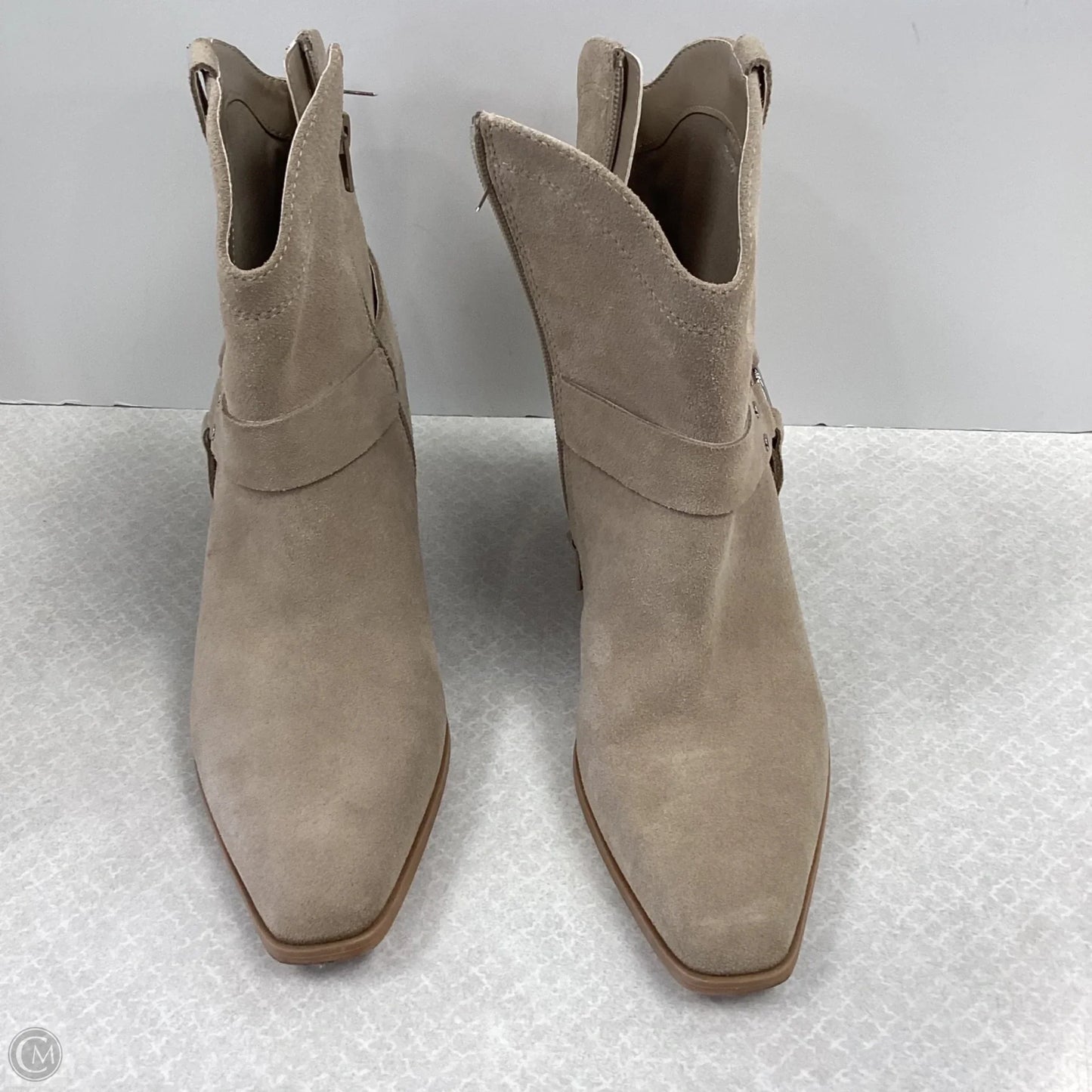Boots Ankle Heels By Open Edit In Cream, Size: 9