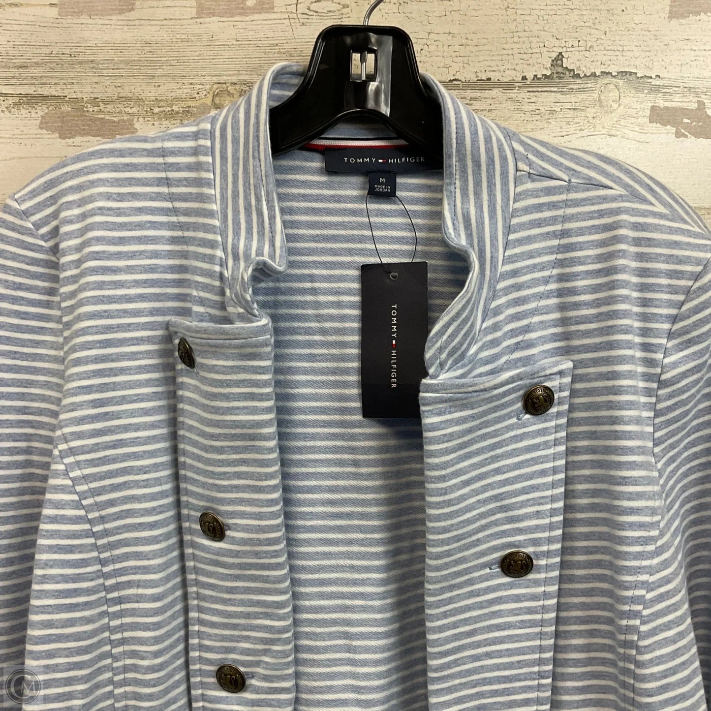 Jacket Other By Tommy Hilfiger In Blue & White, Size: M