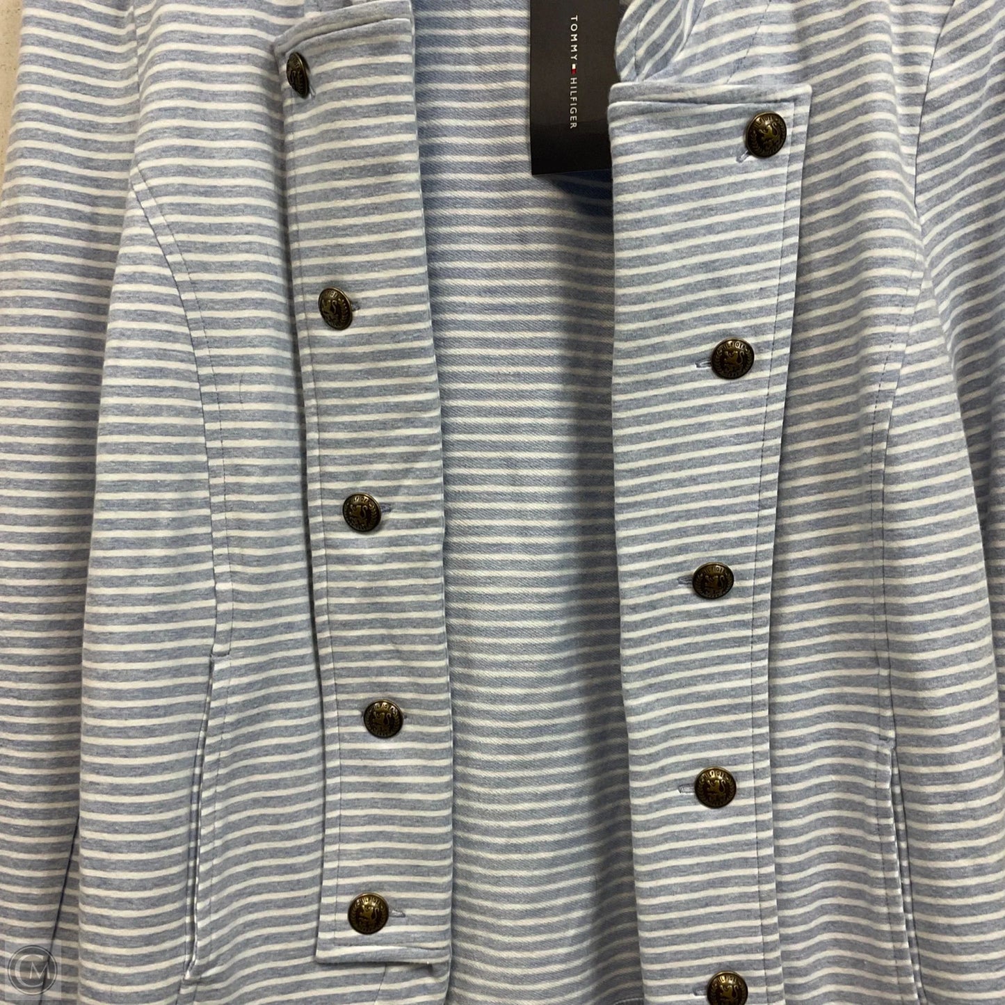 Jacket Other By Tommy Hilfiger In Blue & White, Size: M