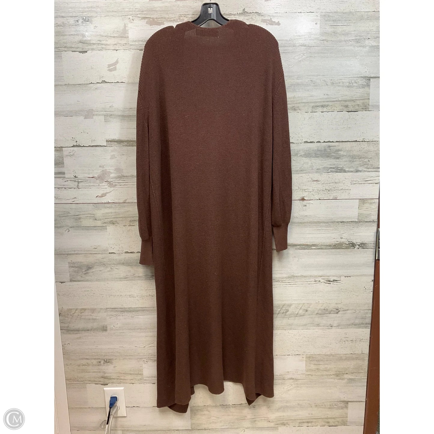 Sweater Cardigan By Free People In Brown, Size: Xl