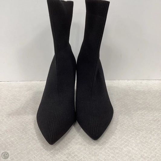 Boots Ankle Heels By Calvin Klein In Black, Size: 8.5