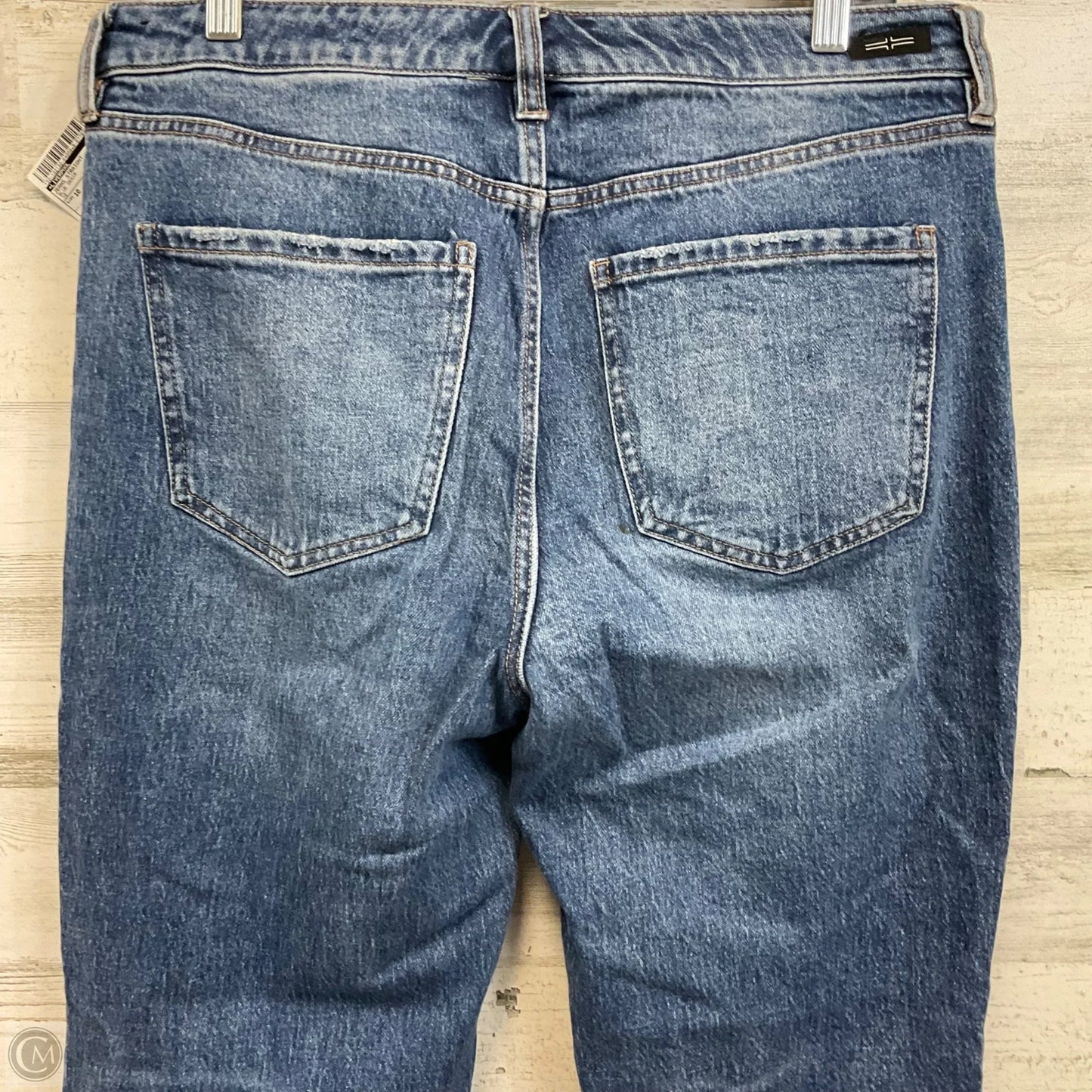 Jeans Straight By Liverpool In Blue Denim, Size: 10