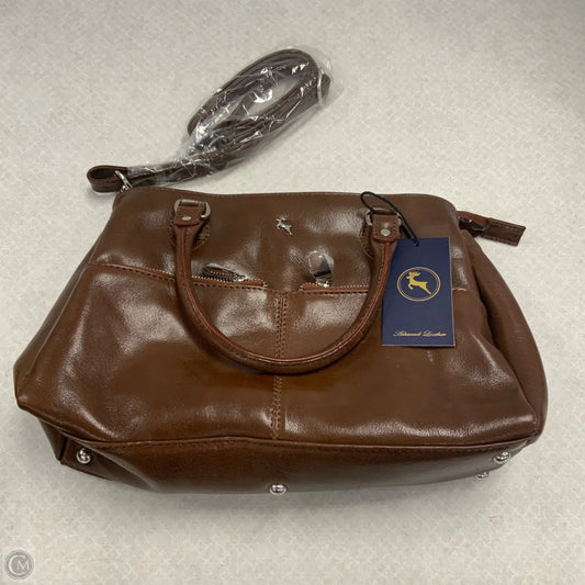 Handbag Leather By ASHWOOD, Size: Medium
