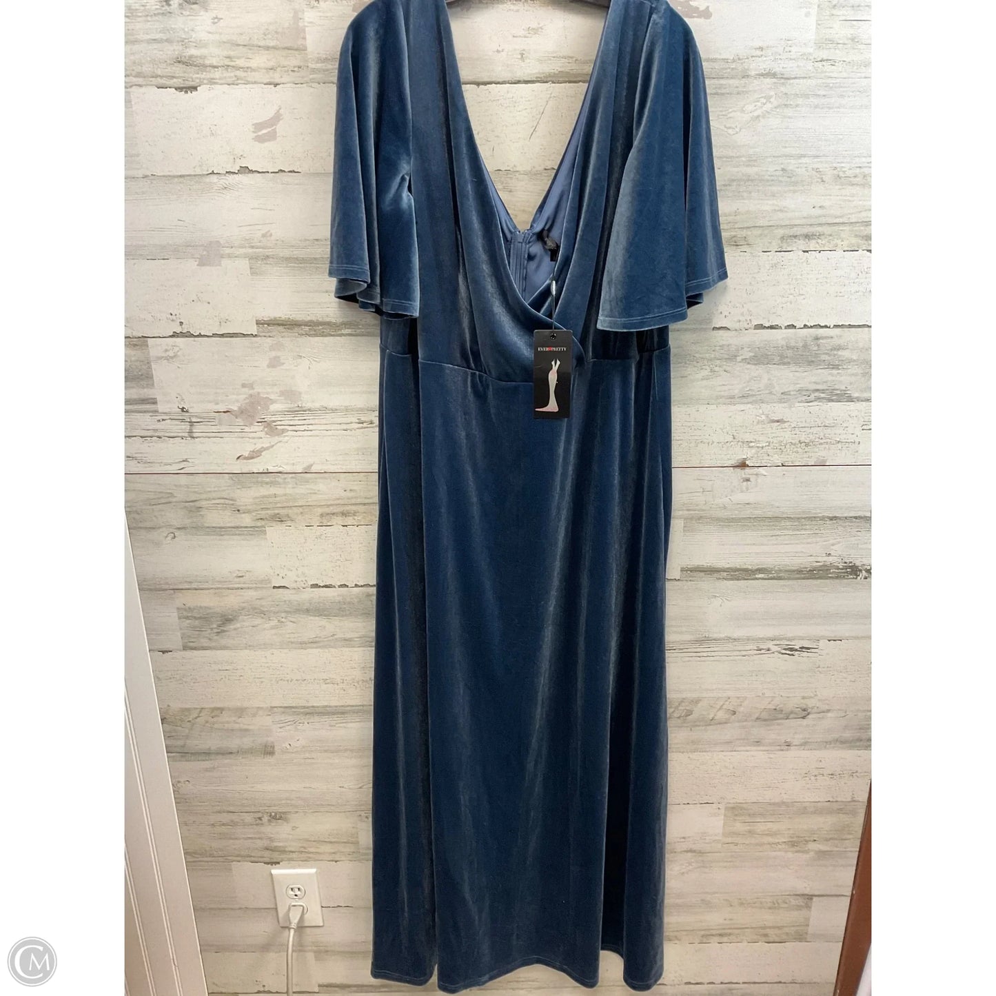Dress Party Long By EVER PRETTY In Blue, Size: 3x