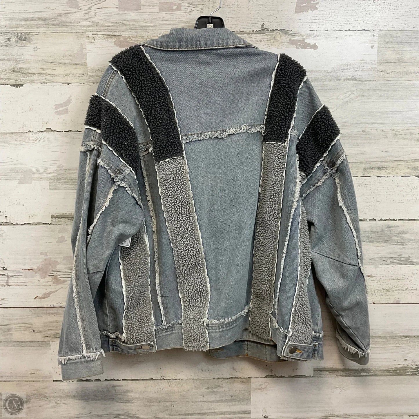 Jacket Denim By Pol In Blue Denim, Size: S