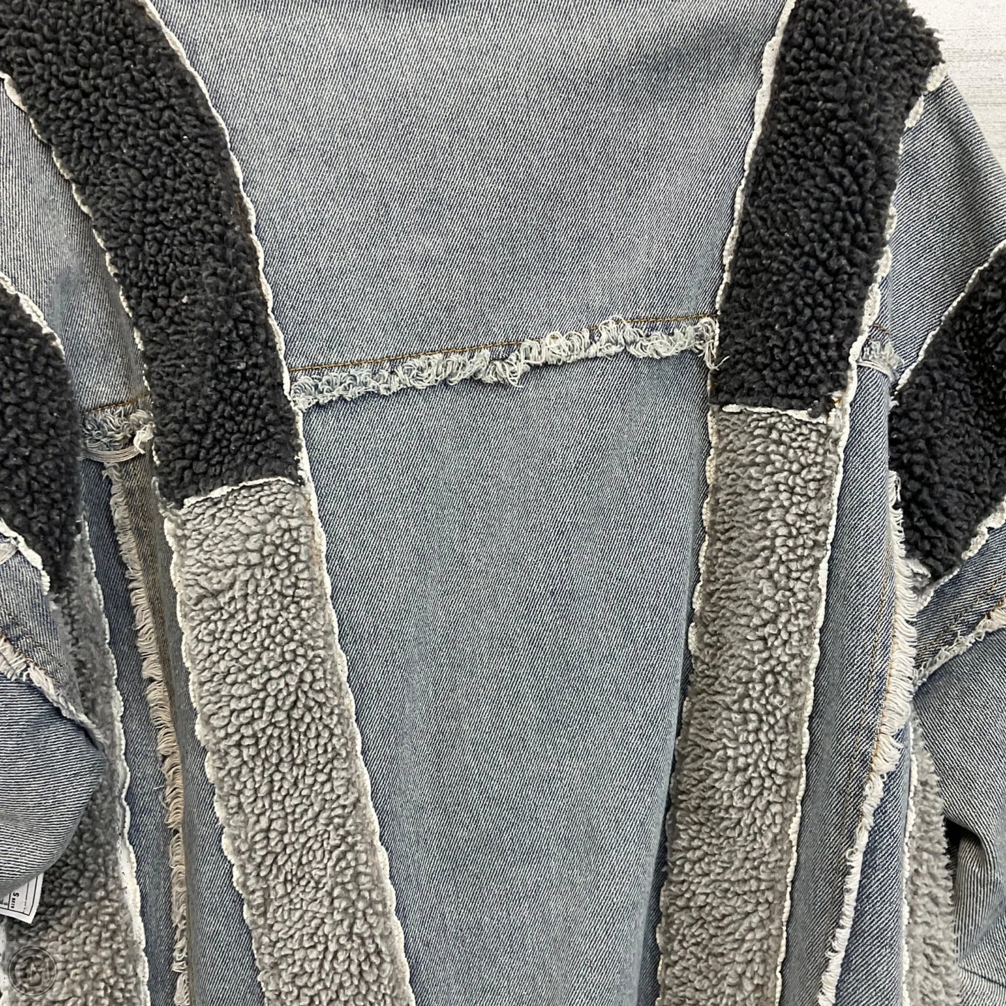 Jacket Denim By Pol In Blue Denim, Size: S