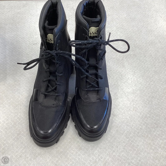 Boots Ankle Heels By Sorel In Black, Size: 9.5