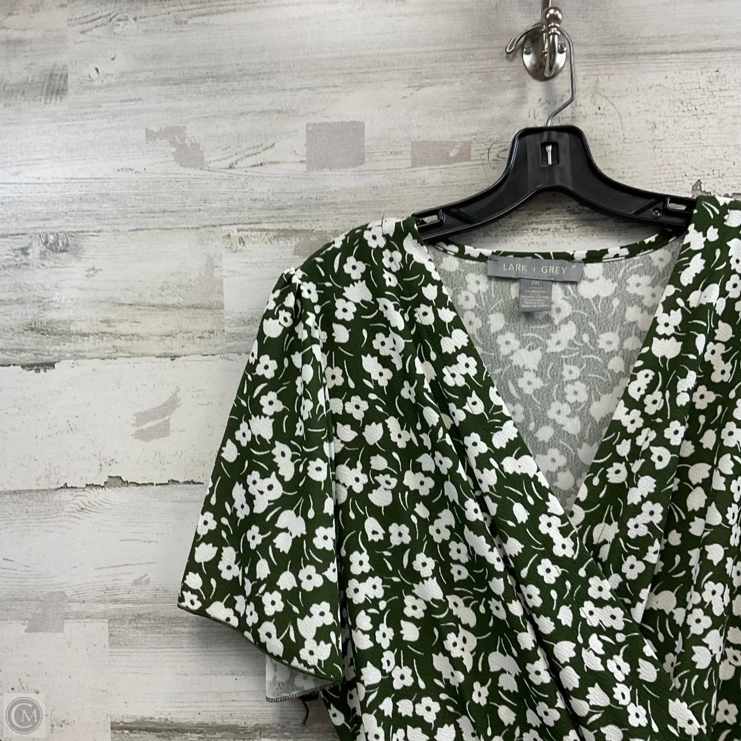 Dress Casual Midi By LARK + GREY In Green, Size: 2x