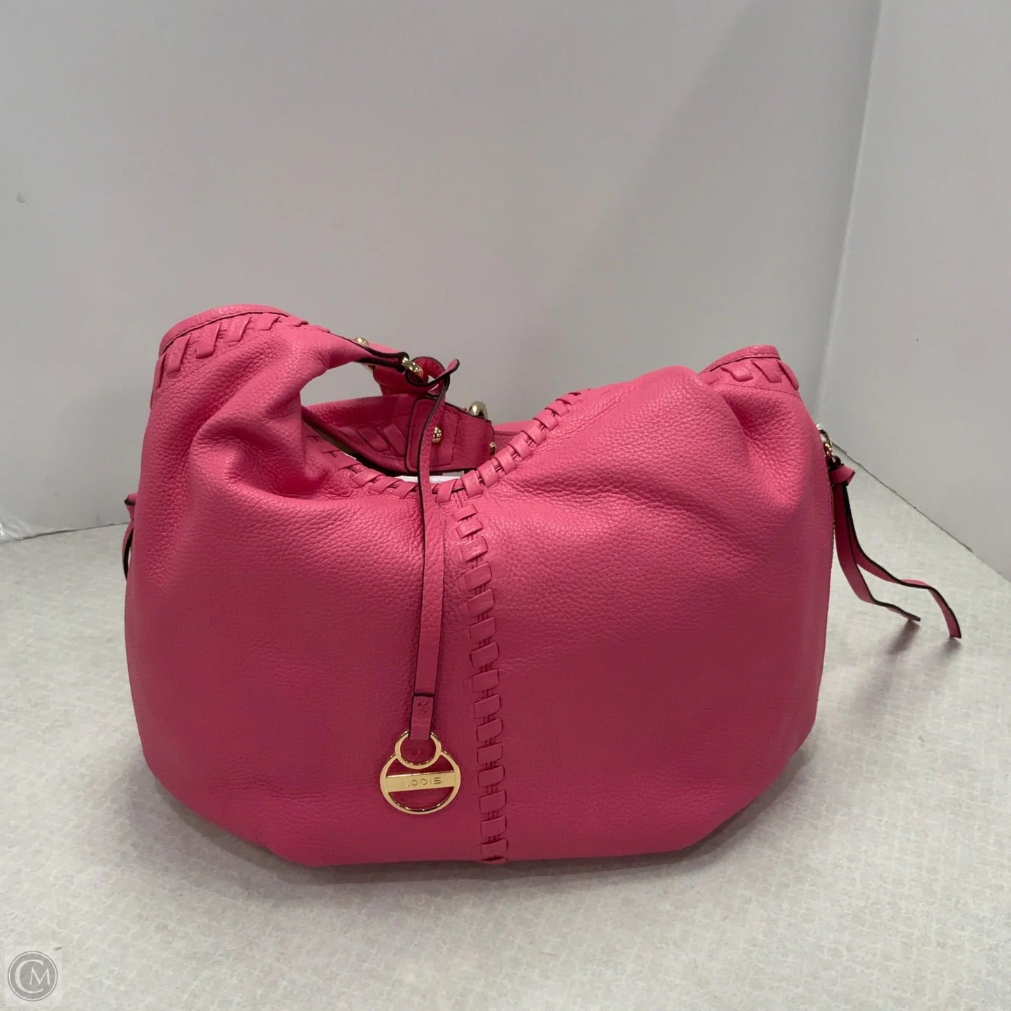 Handbag Leather By Lodis, Size: Medium