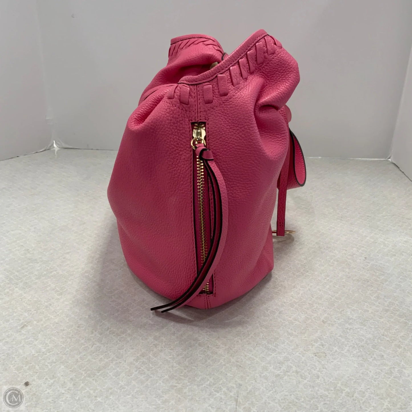 Handbag Leather By Lodis, Size: Medium