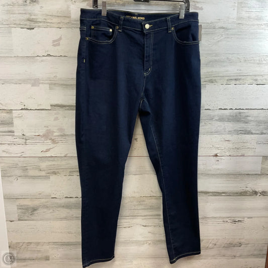 Jeans Designer By Michael Kors In Blue Denim, Size: 16