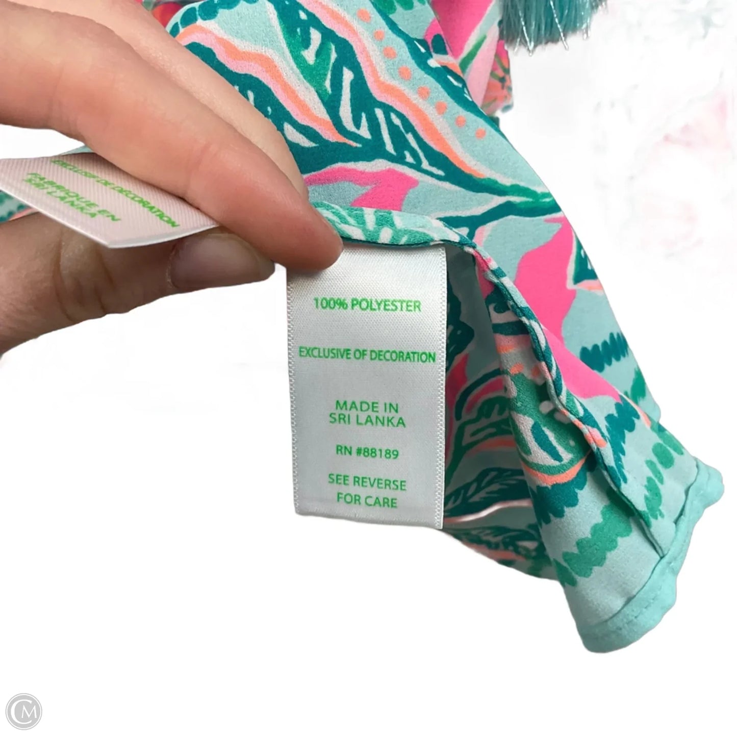 Blouse Designer By Lilly Pulitzer In Pink, Size: Xl