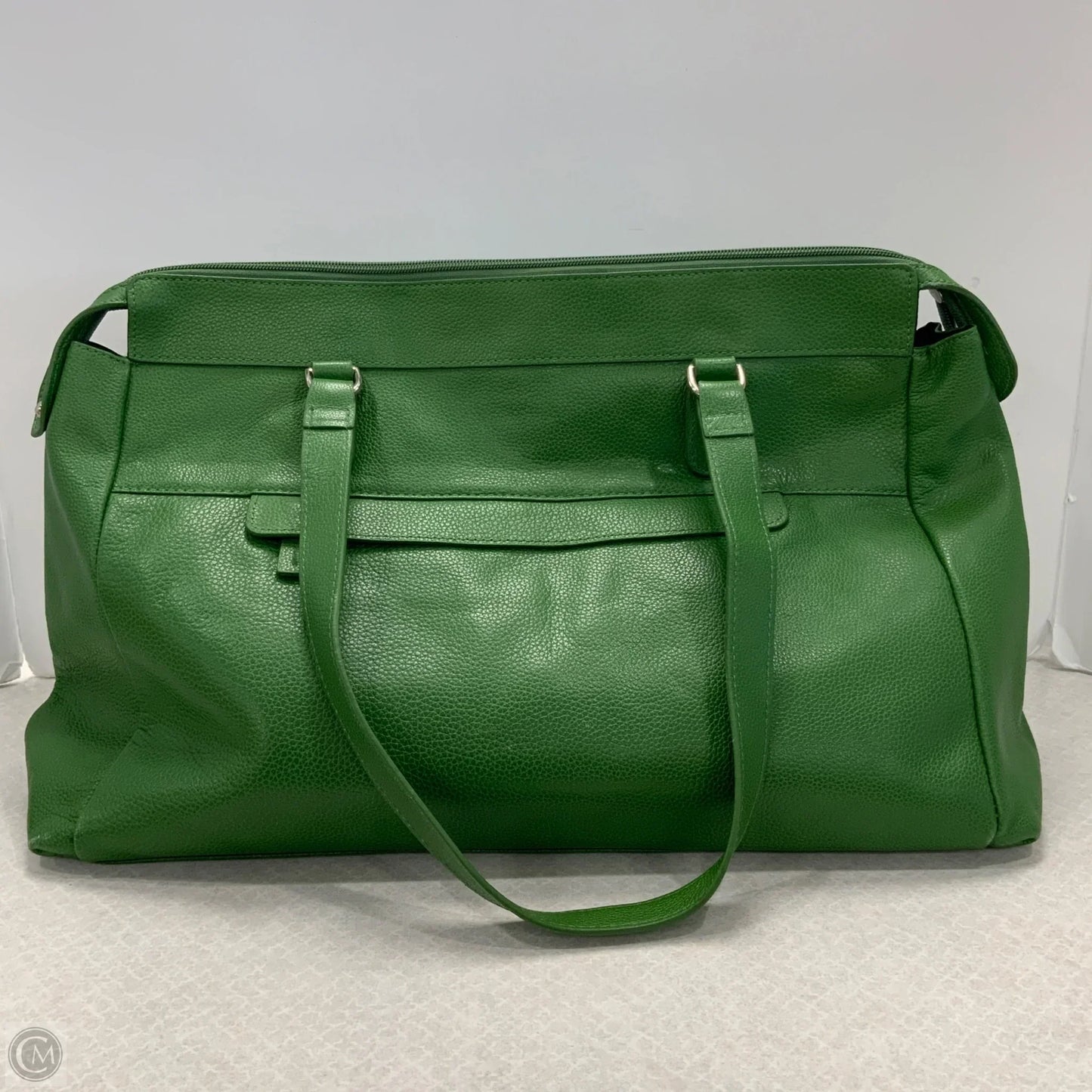 Handbag Leather By Jack Georges, Size: Large